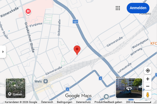 Karte Meetingpoint Wels